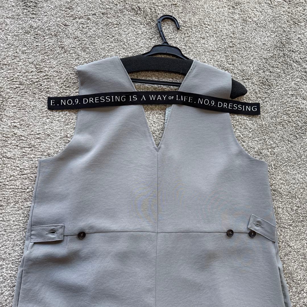 ヤマダヤ　EIMEELAW グレー ノースリーブ オールインワン