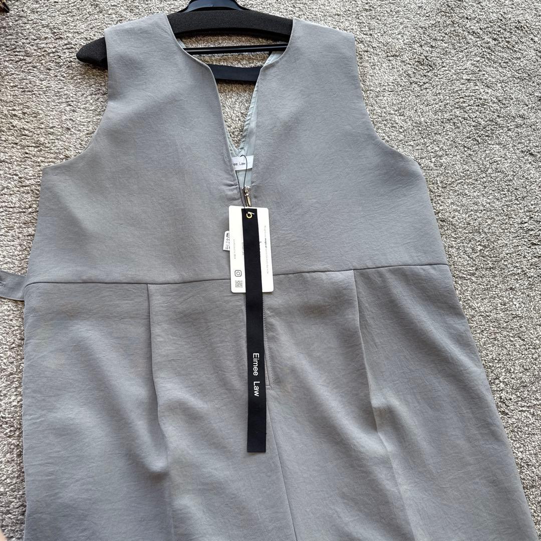 ヤマダヤ　EIMEELAW グレー ノースリーブ オールインワン