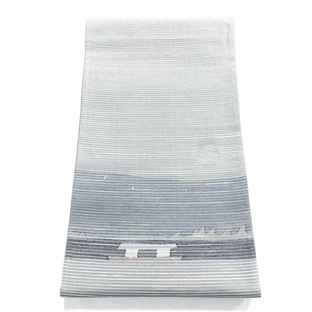 専用帯6065 ●絲藝苑 上島洋山 能州紬 高級 正絹 袋帯