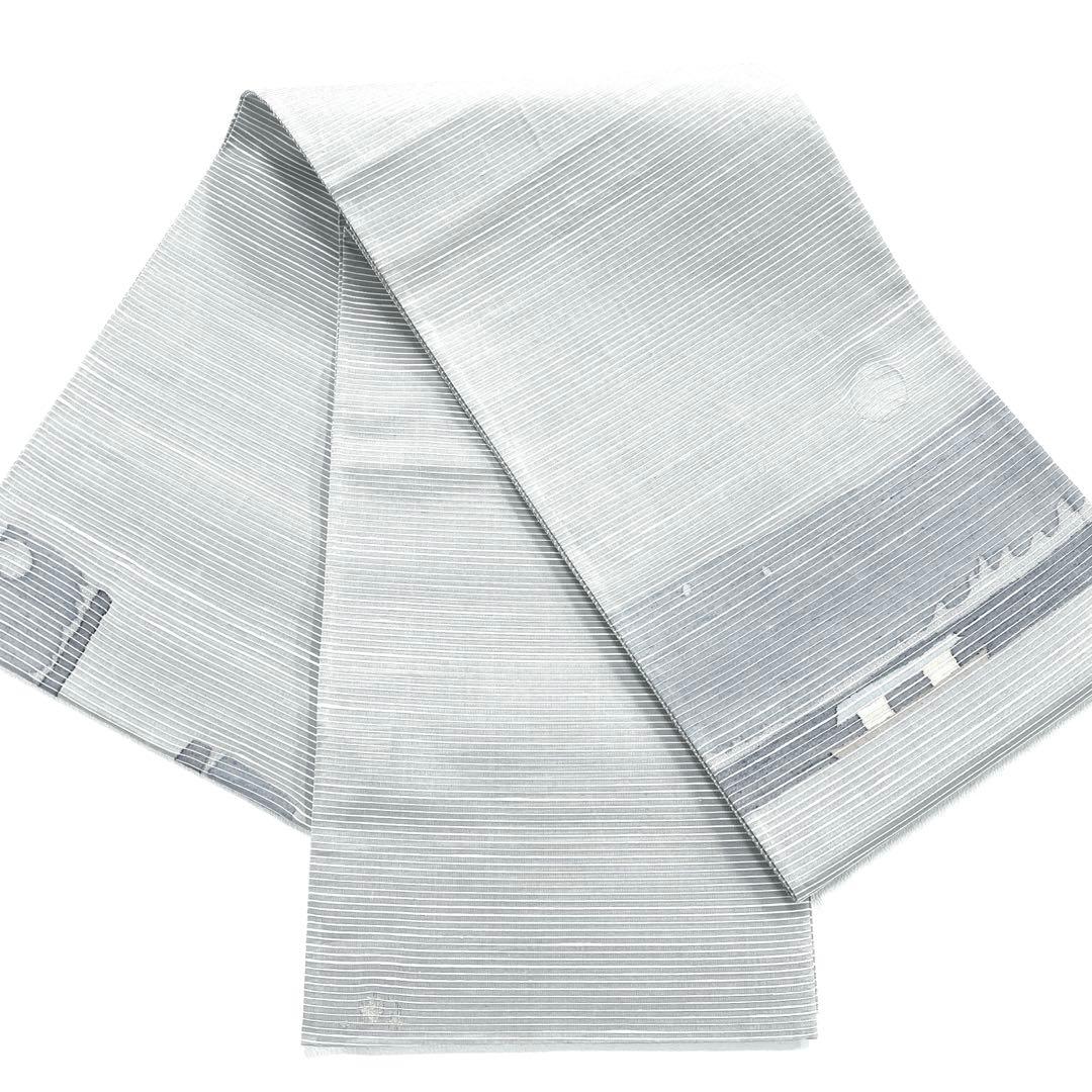 専用帯6065 ●絲藝苑 上島洋山 能州紬 高級 正絹 袋帯