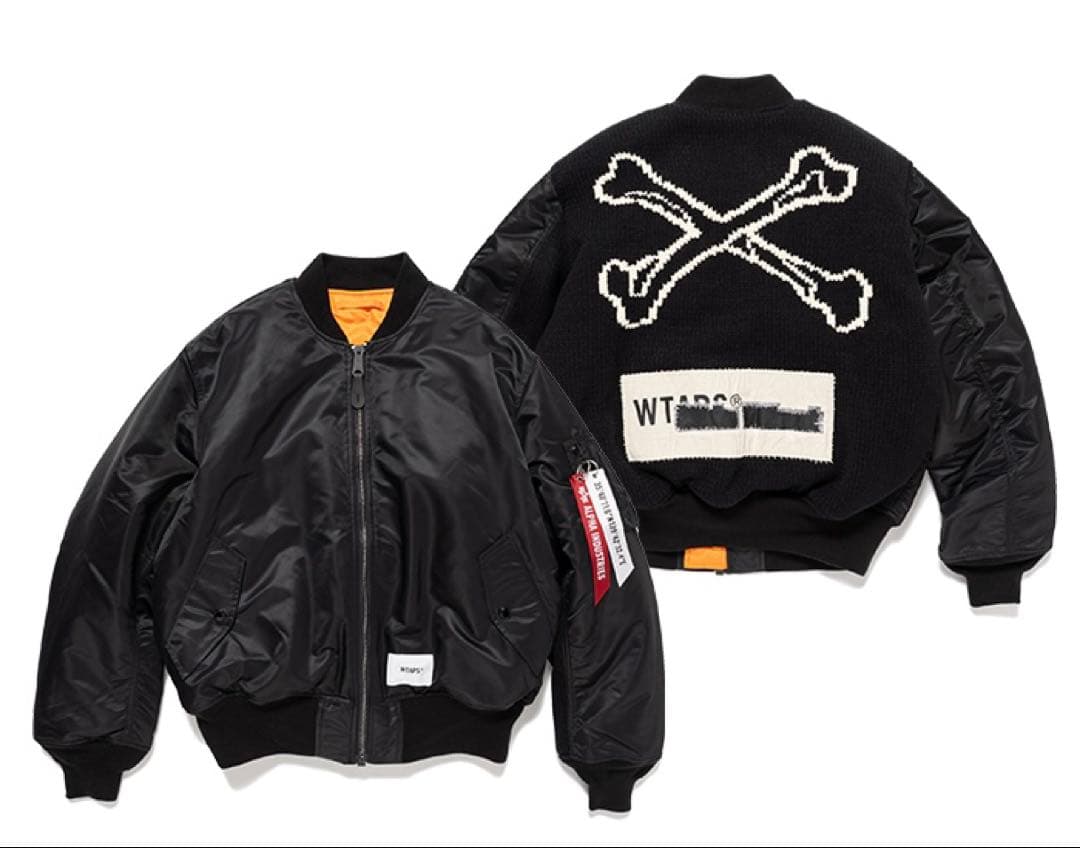 WTAPS x Alpha MA-1 Core SPEC 黒