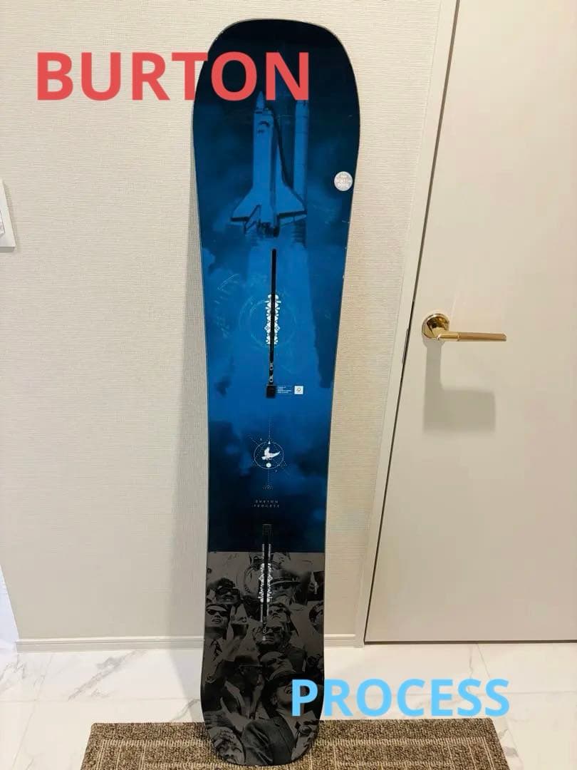 Burton Process スノーボード スペースシャトルデザイン 157