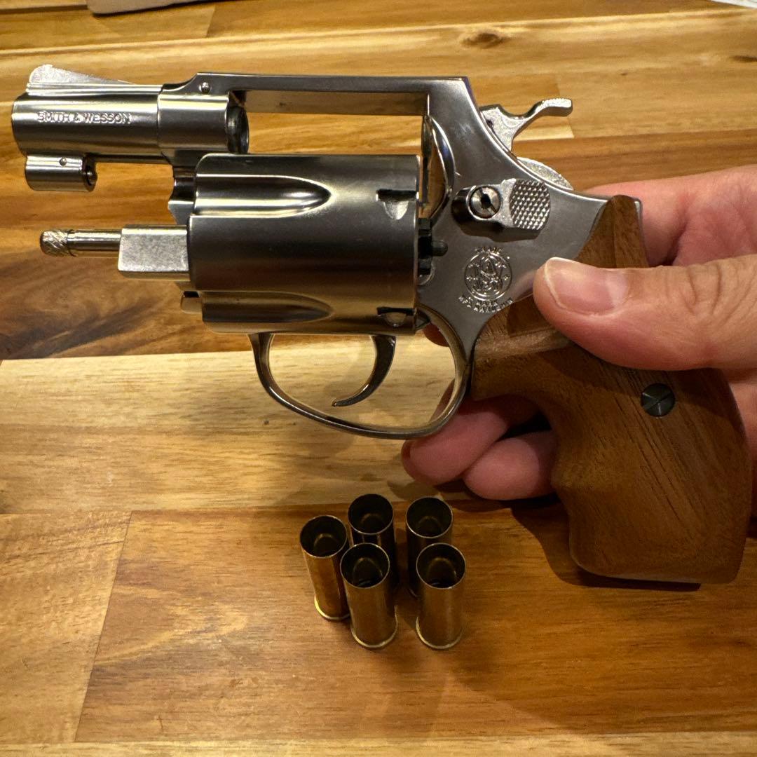 マルシンS&W M60 38.S&W.SPLチーフスペシャルリアルウッドグリップ