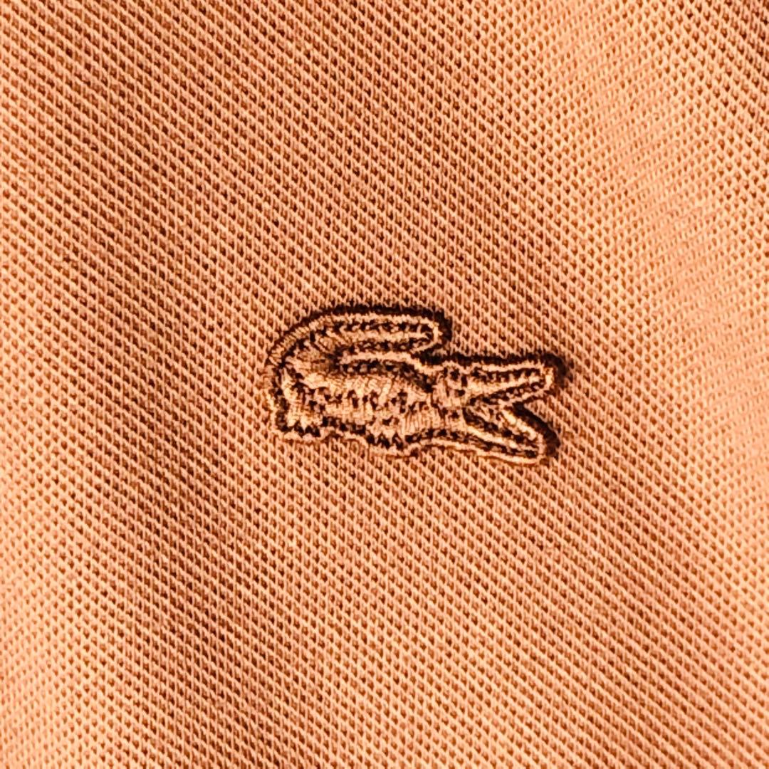 【新品 タグ付き】ラコステ ワンポイントロゴ 同系色ロゴ ポロシャツ Lサイズ