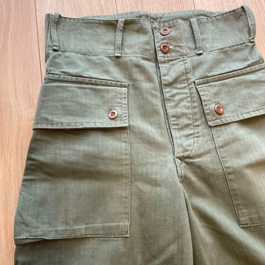 オランダ海軍 HBT カーゴパンツ 40-50s