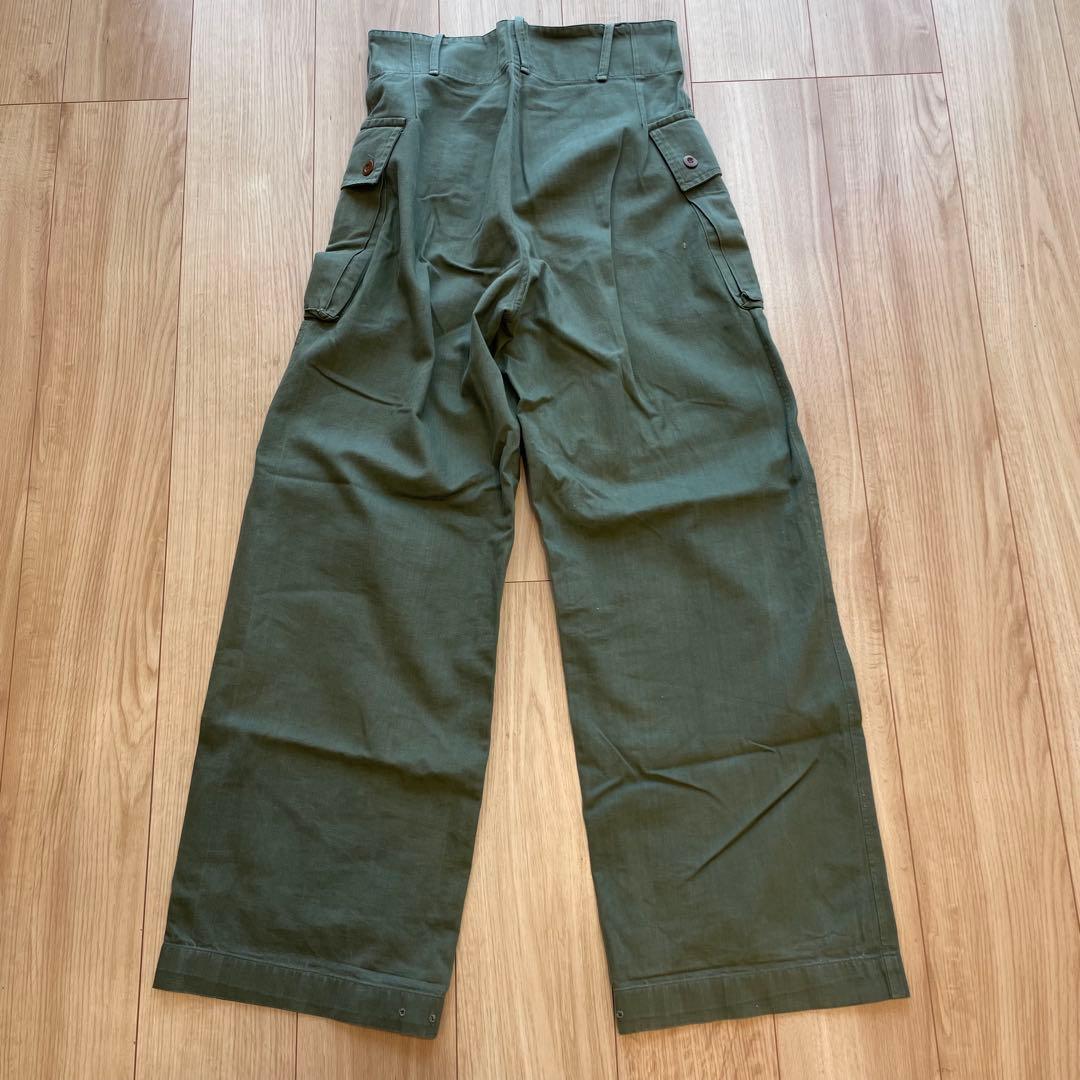 オランダ海軍 HBT カーゴパンツ 40-50s
