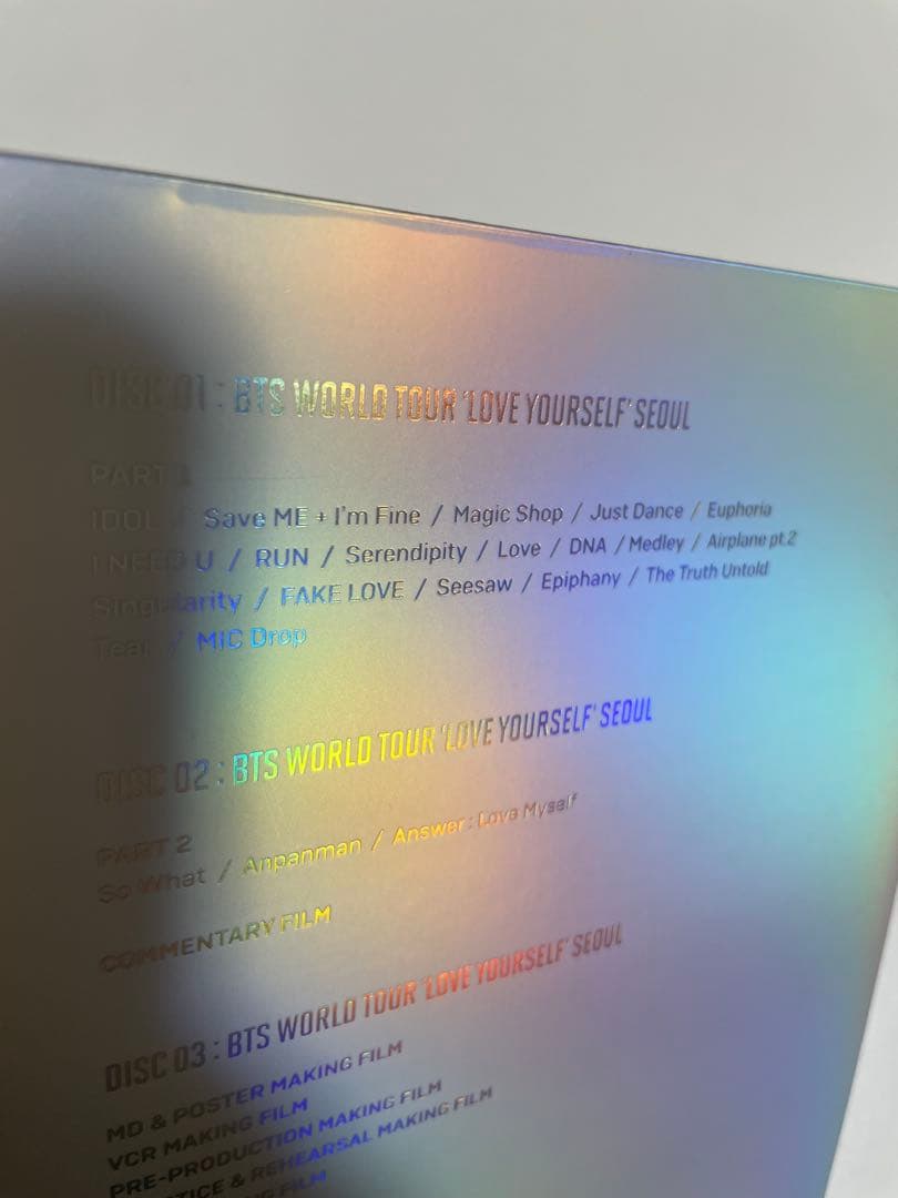 ⭐️公式 BTS LYS ソウル Blu-ray ブルーレイ⭐️特典 ジミン付き