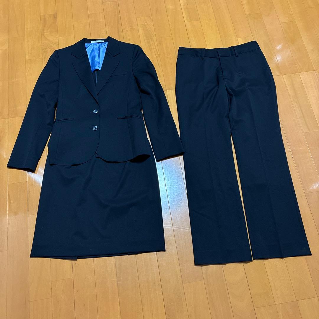 試着のみ！AOKI アオキ　Les Mues レディーススーツ三点セットMサイズ