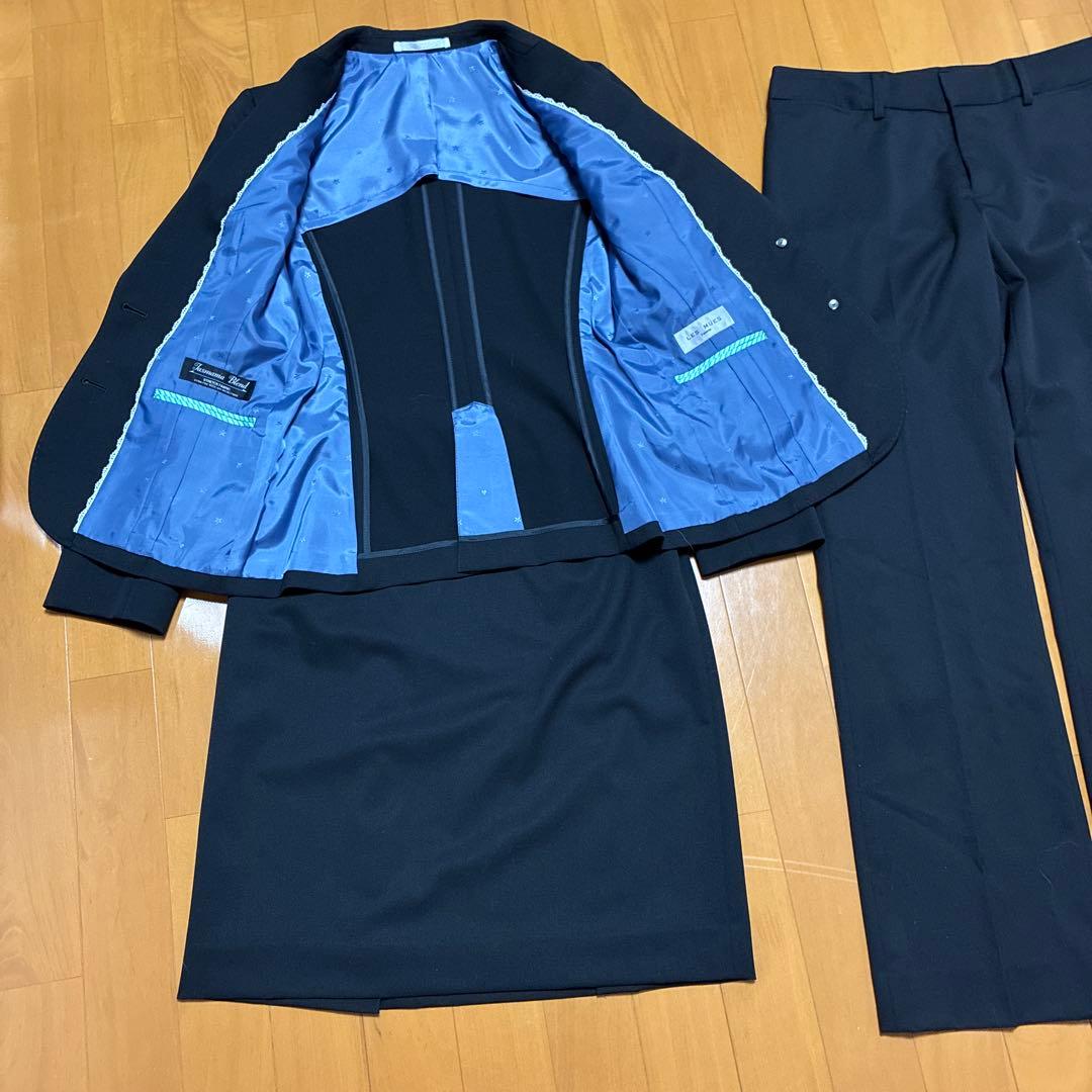 試着のみ！AOKI アオキ　Les Mues レディーススーツ三点セットMサイズ