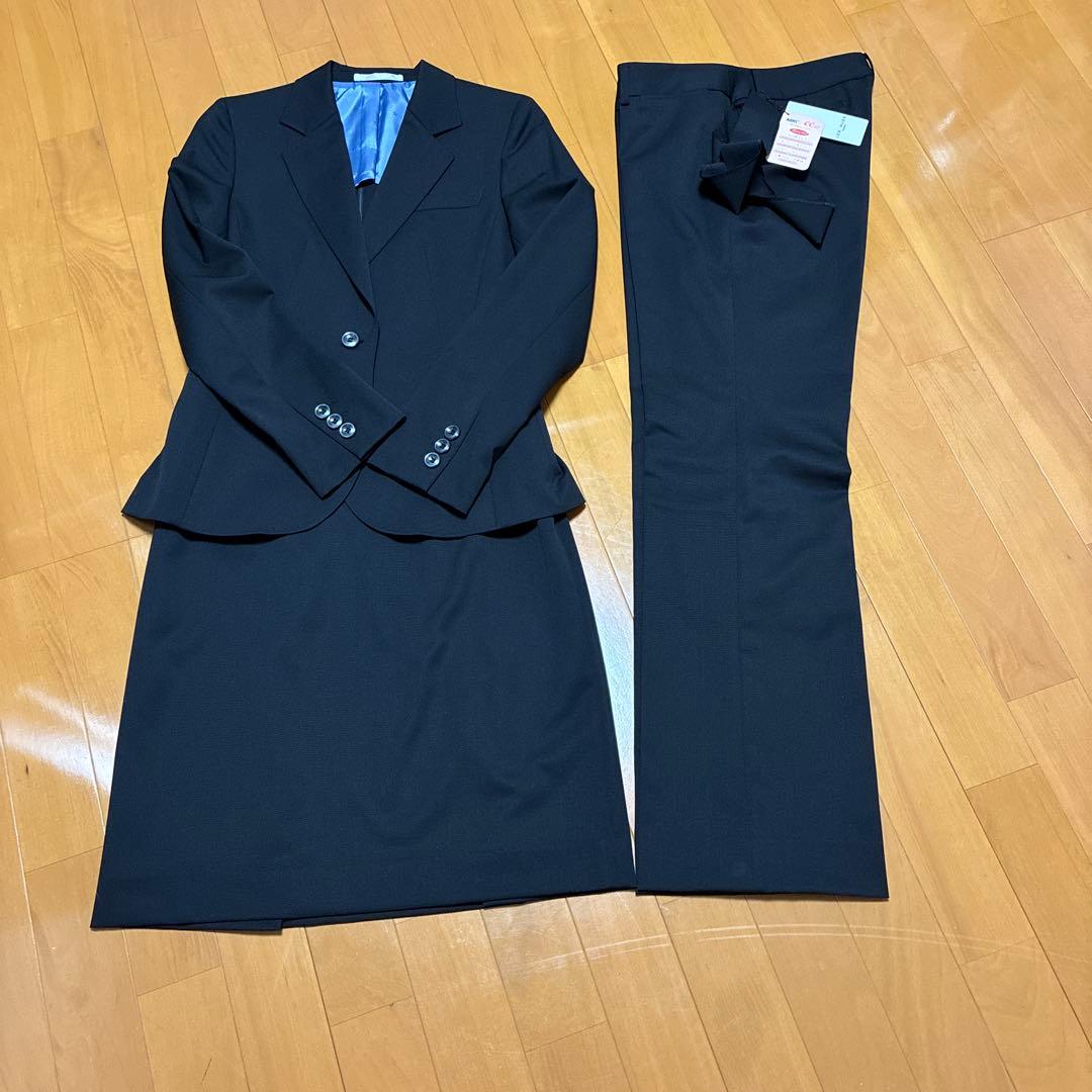 試着のみ！AOKI アオキ　Les Mues レディーススーツ三点セットMサイズ