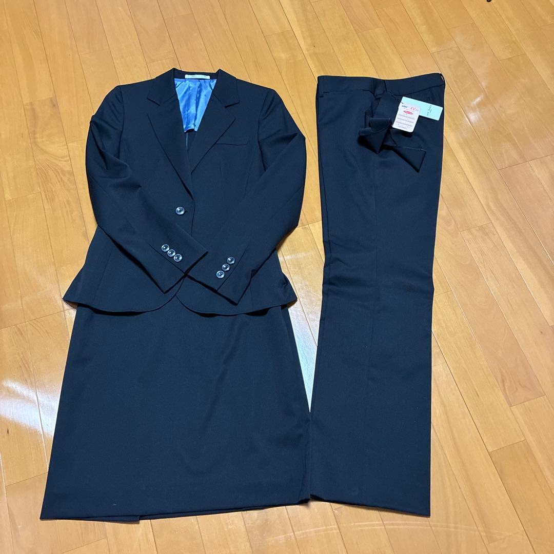 試着のみ！AOKI アオキ　Les Mues レディーススーツ三点セットMサイズ