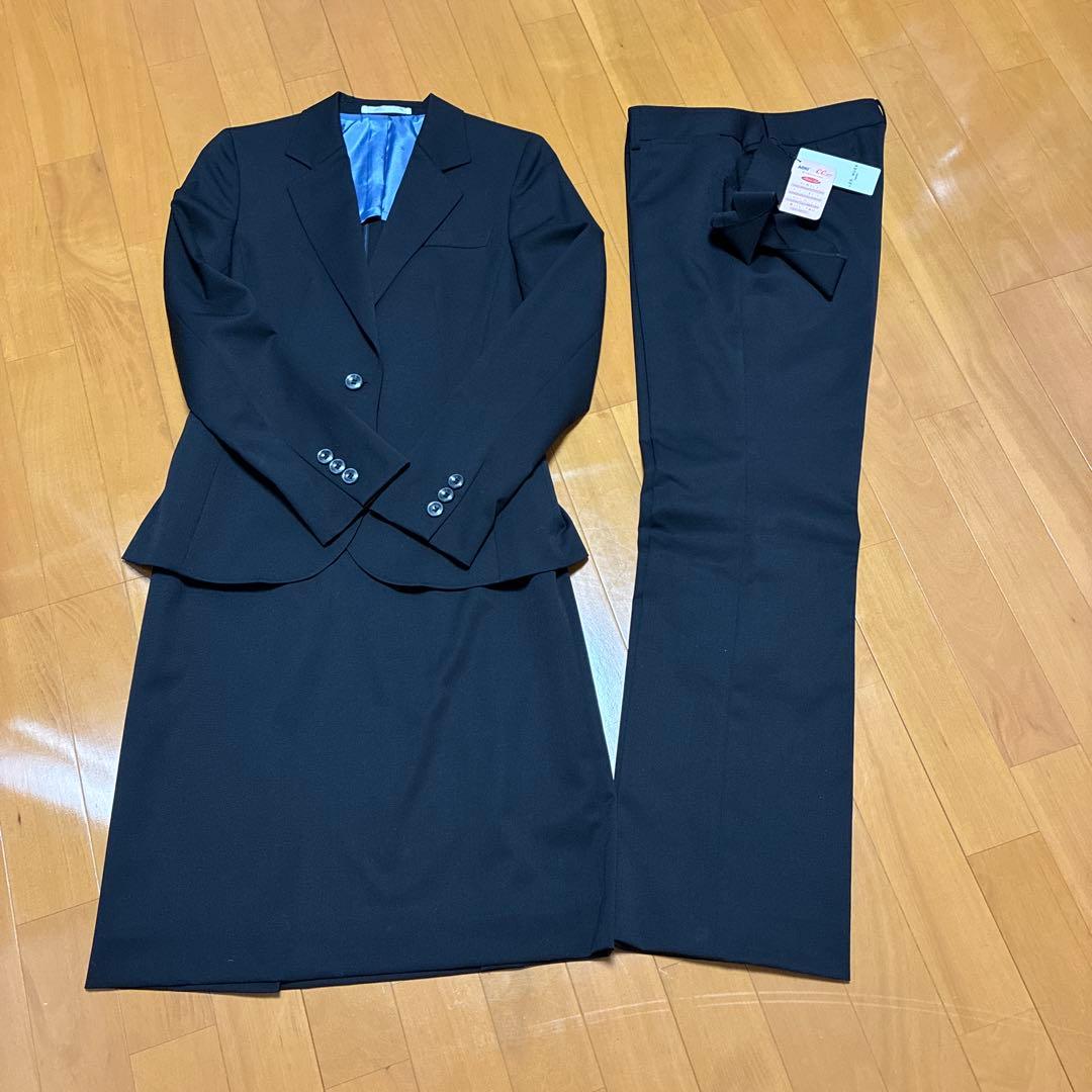 試着のみ！AOKI アオキ　Les Mues レディーススーツ三点セットMサイズ