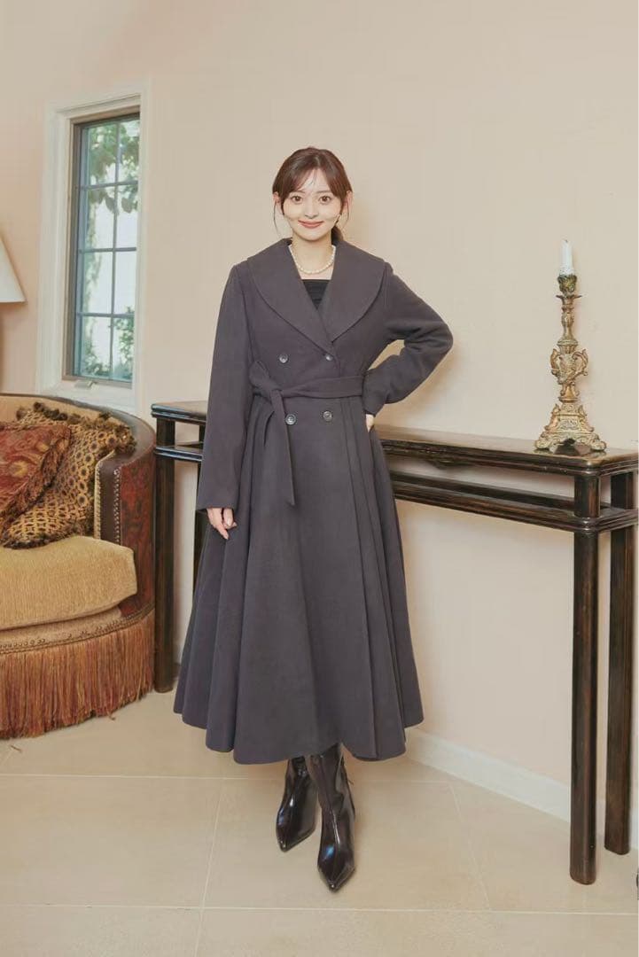 ジャケット・アウター orgue Wool classic flare coat