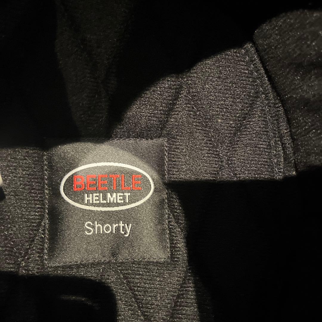 オーシャンビートル　ショーティーホワイト 半帽ヘルメット 調整可能ストラップ