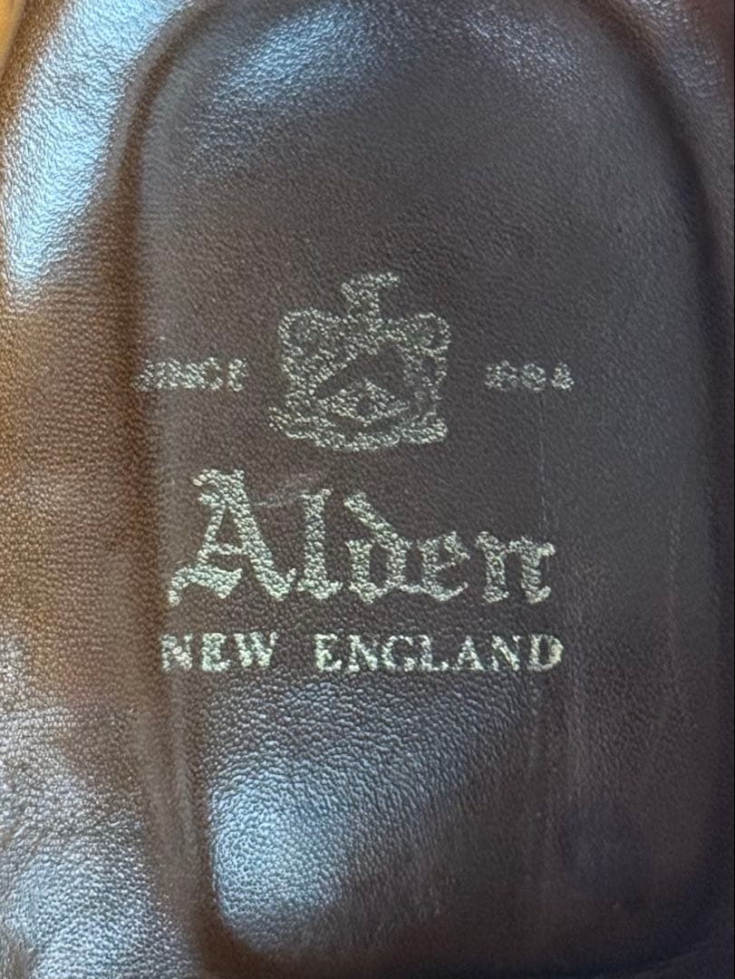 オールデン　コードバン　#1339　チャッカブーツ　7D　バーガンディ　ツリー付