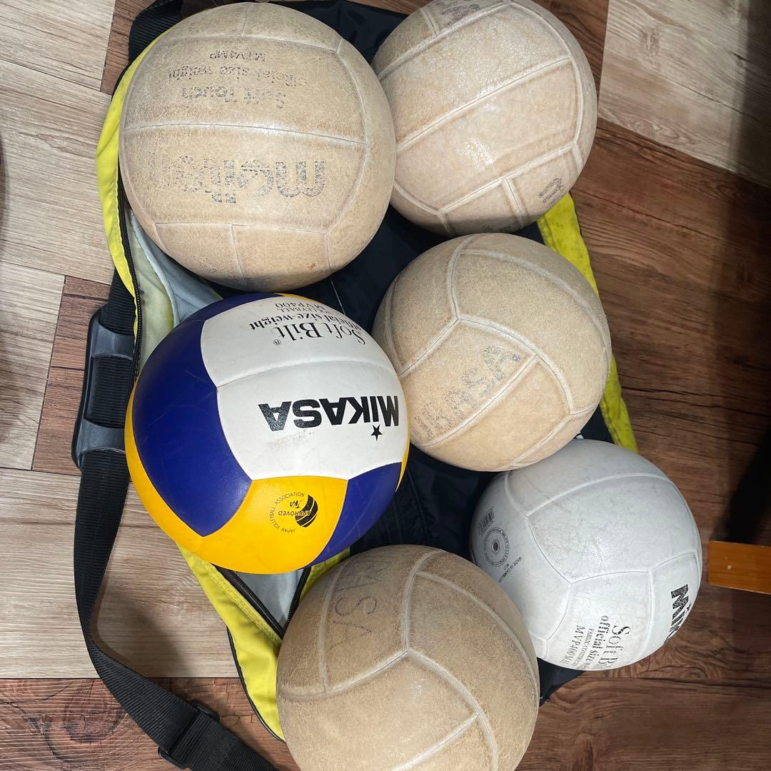 Mikasa moltenバレーボール 6個セット + Molten バッグ