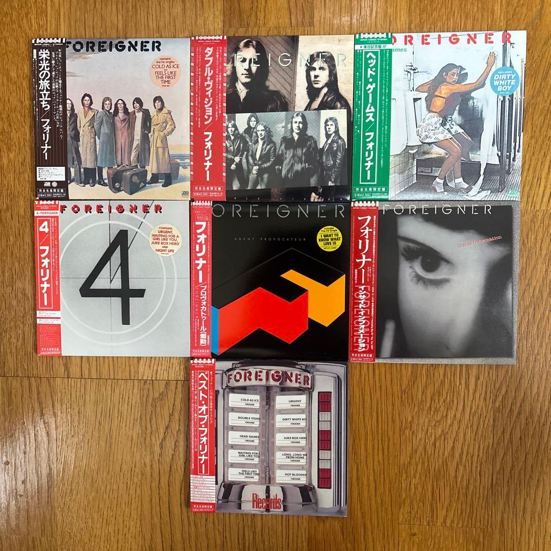 フォリナー紙ジャケ仕様全種類セット付属品完備