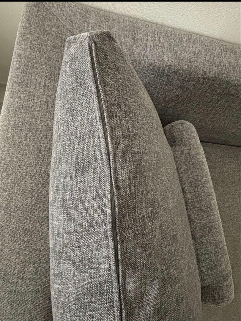 LIVING HOUSE】当時の価格30万・カバリングソファ・羽毛・2.5人用