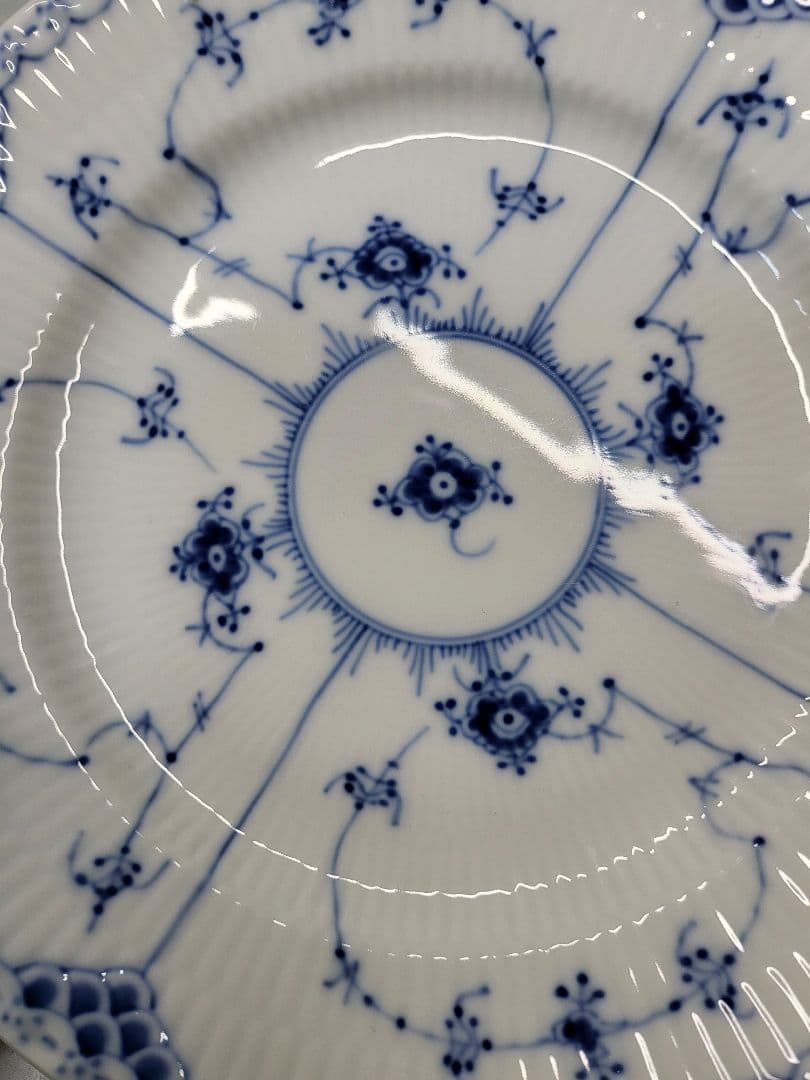 2枚✨ロイヤルコペンハーゲン ブルーフルテッド ハーフレース プレート 19 皿