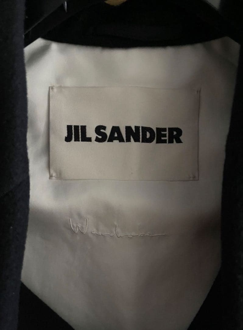s*7様 ★23AW Jil Sander ブラック ダブルブレスト ウールコー