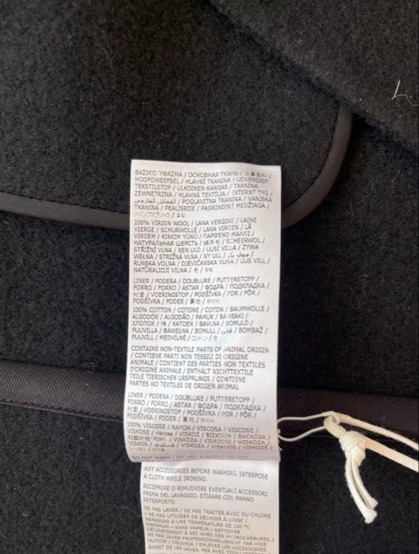 s*7様 ★23AW Jil Sander ブラック ダブルブレスト ウールコー