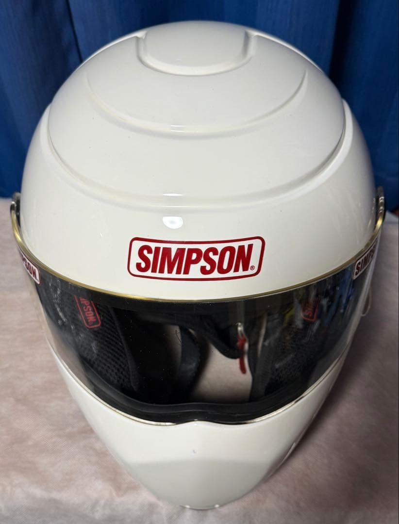 SIMPSON シンプソン RX-10 ヘルメット ホワイト Lサイズ