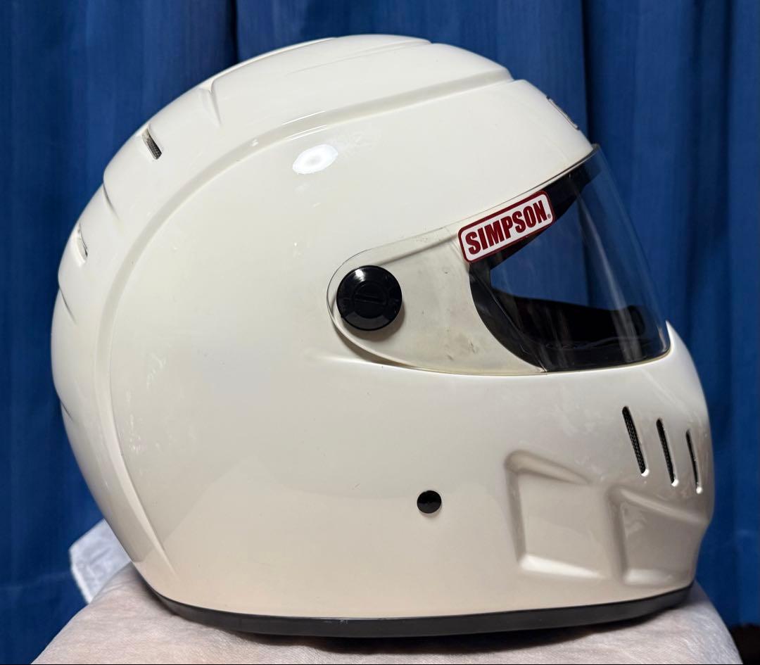 SIMPSON シンプソン RX-10 ヘルメット ホワイト Lサイズ