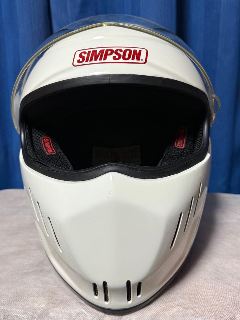 SIMPSON シンプソン RX-10 ヘルメット ホワイト Lサイズ