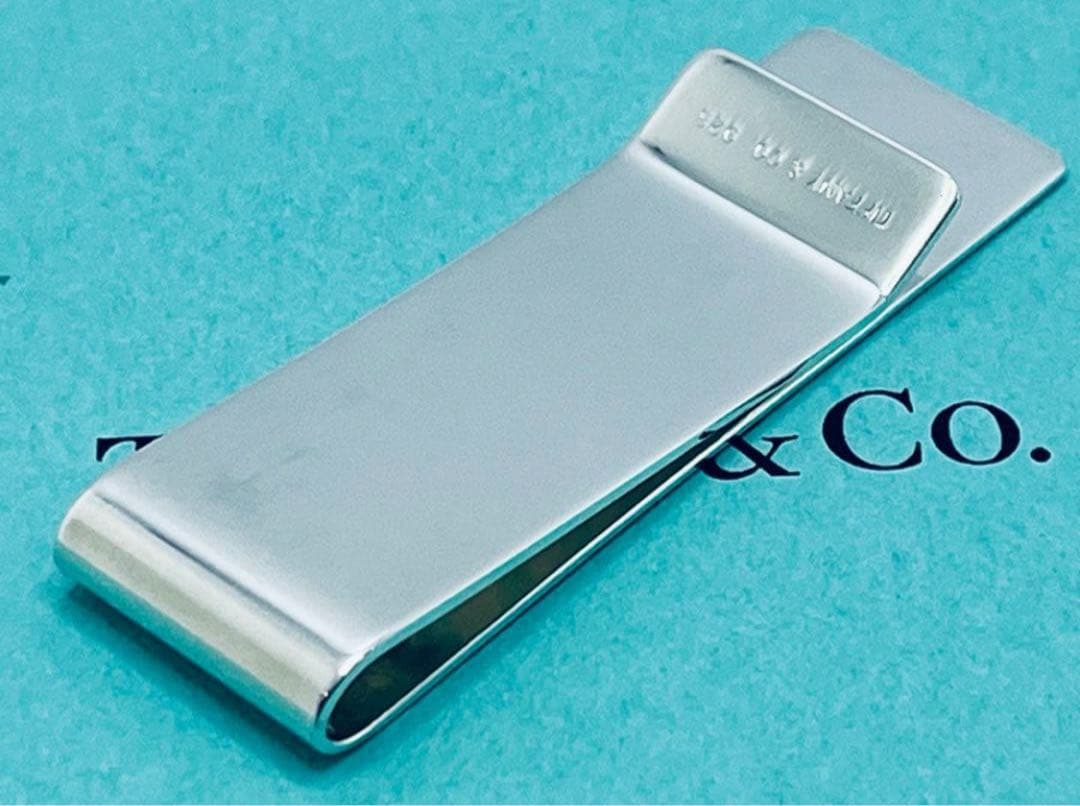 h485 ティファニー　エンジンターン　マネークリップ　シルバー　925