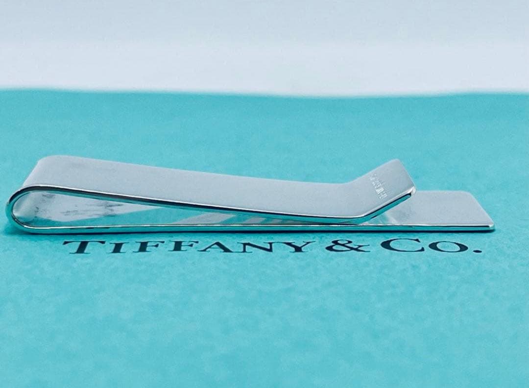 h485 ティファニー　エンジンターン　マネークリップ　シルバー　925