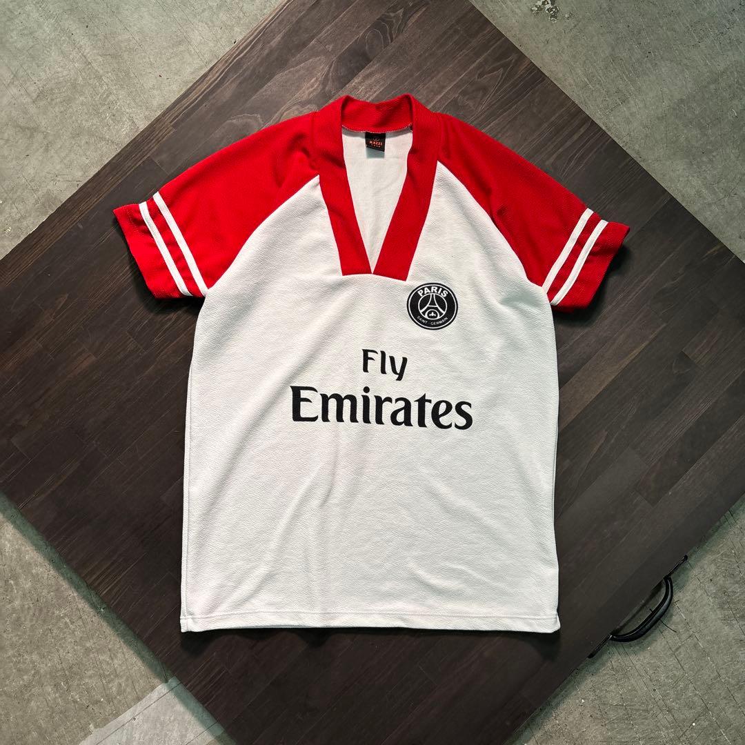 ★8SM2 ゲームシャツ　パリ・サンジェルマンFC 半袖　スポーツ　アウェイ古着