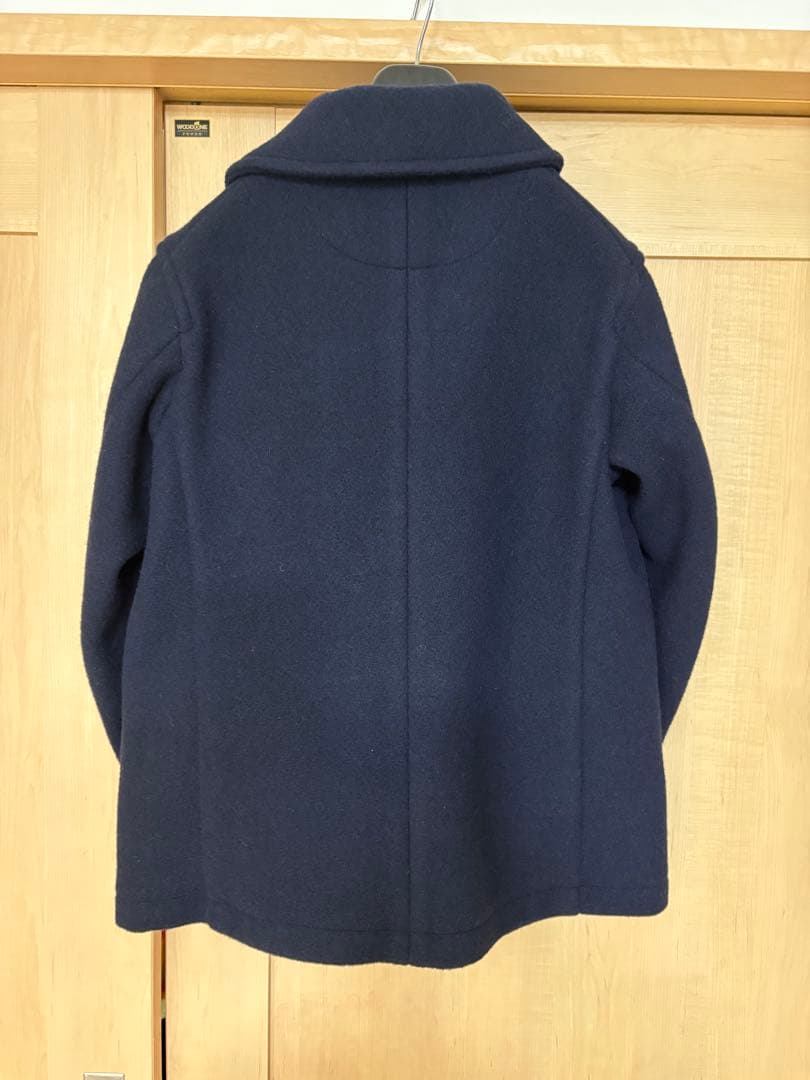 美品 DANTON ウールジャケット ネイビー　ウールモッサ　サイズ38