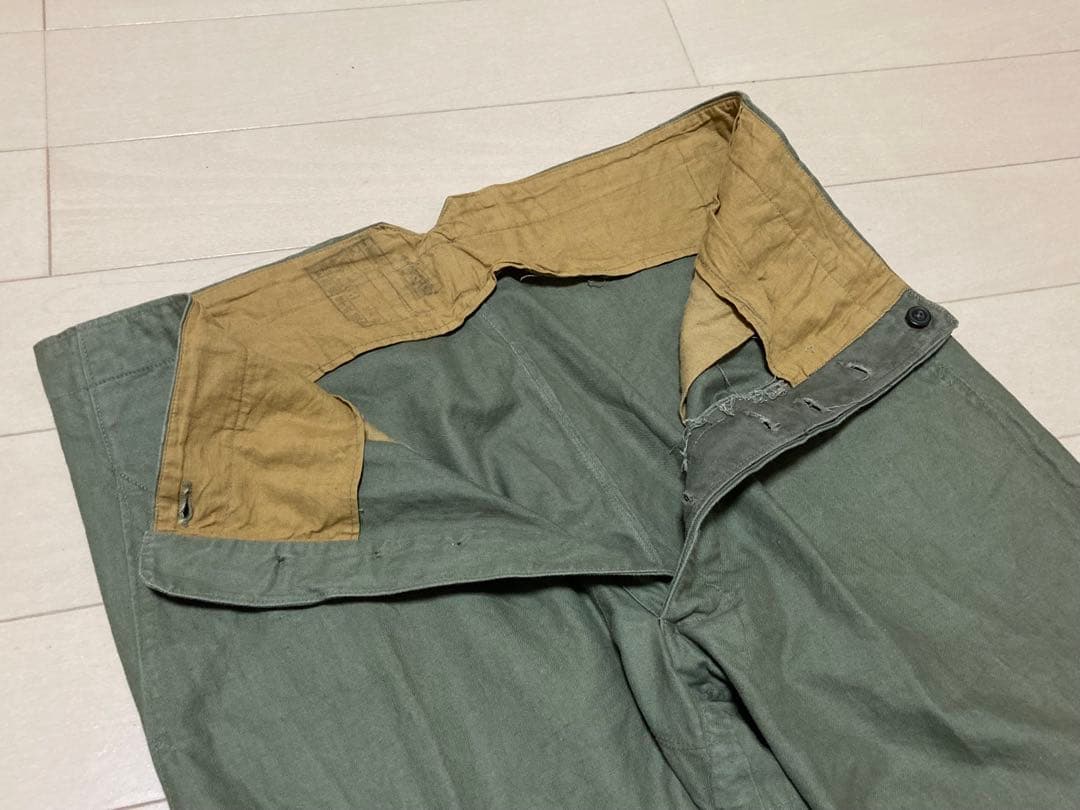 ぴ*ん様 実物　日本海軍　第三種軍装　ズボン　上海衣糧廠