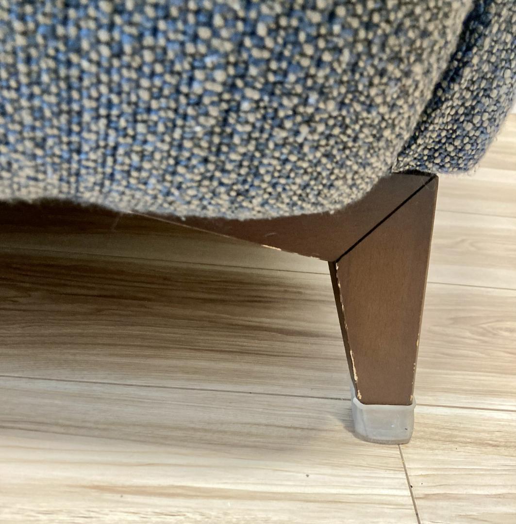 大塚家具 2人掛けソファ_ 布ネイビー色_幅160cm