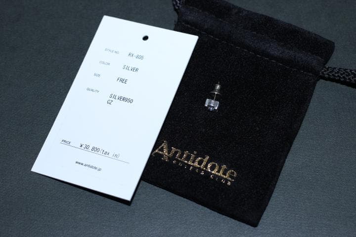 ANTIDOTE BUYERS CLUB シルバー950 / K18 ピアス