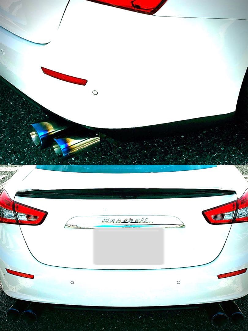 本日迄　マセラティギブリ用パワークラフト可変マフラー・ベルトッキセンターマフラー