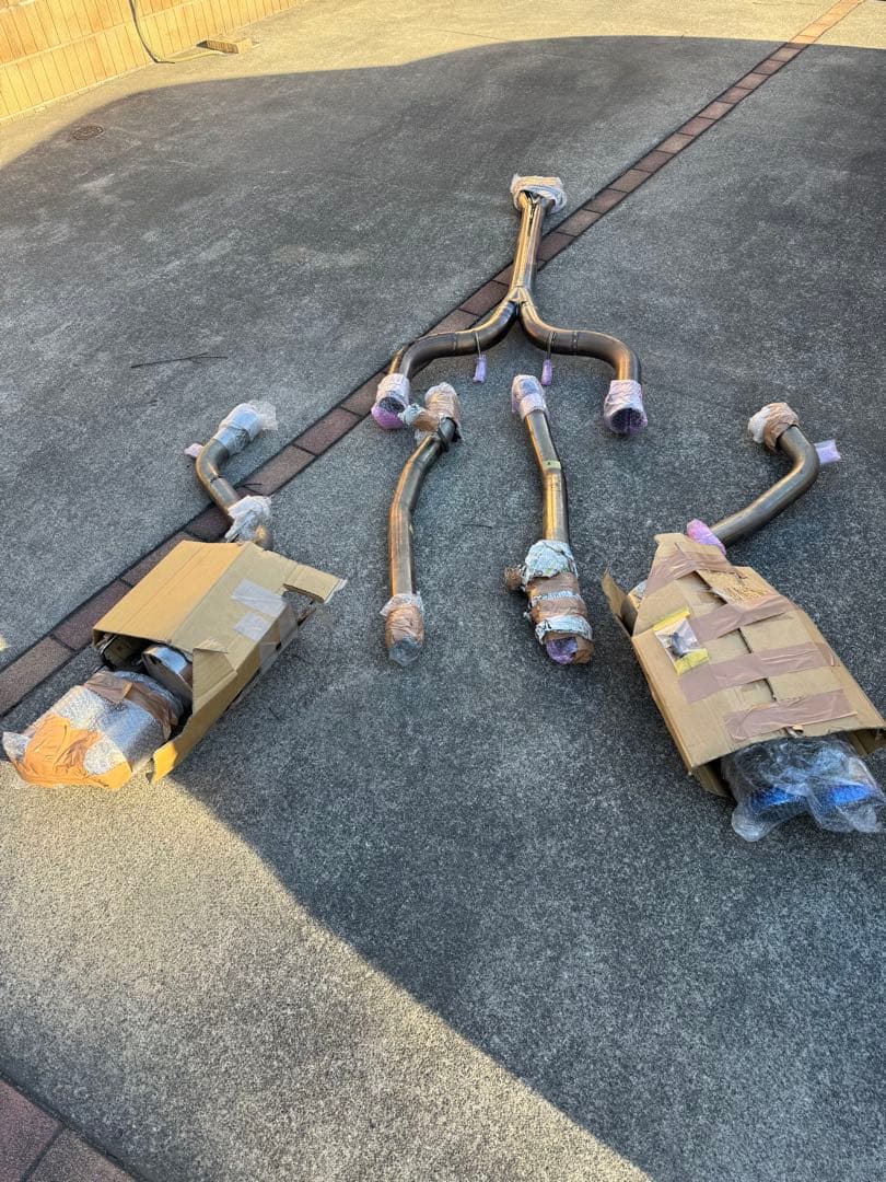 本日迄　マセラティギブリ用パワークラフト可変マフラー・ベルトッキセンターマフラー