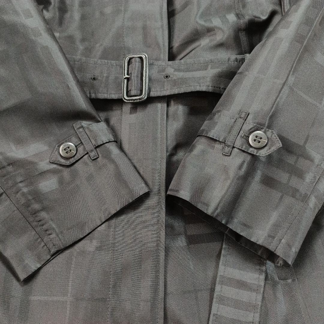 極美品✨バーバリーロンドン シャドーチェック ベルテッドコート 総柄ライナー