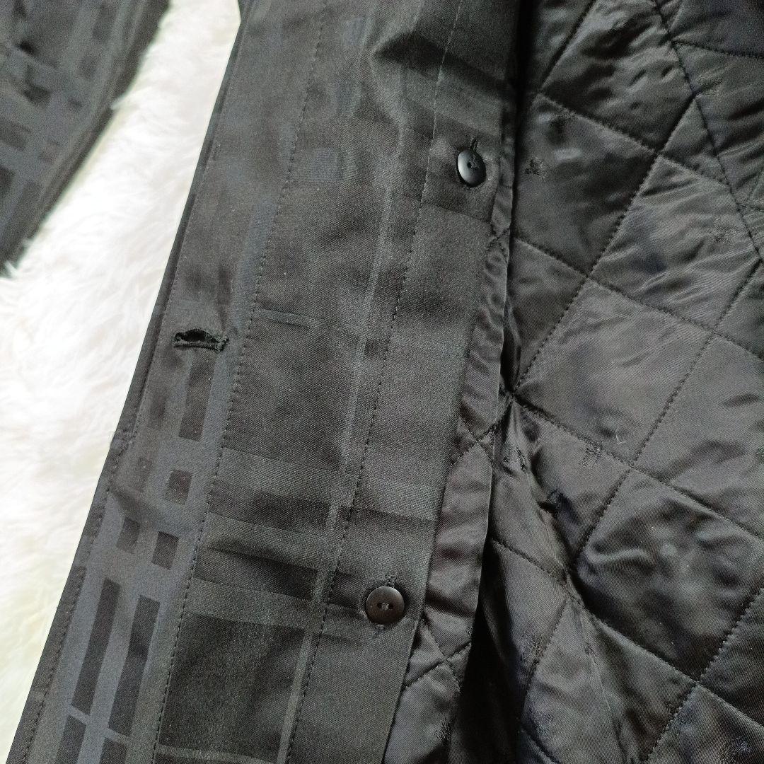 極美品✨バーバリーロンドン シャドーチェック ベルテッドコート 総柄ライナー