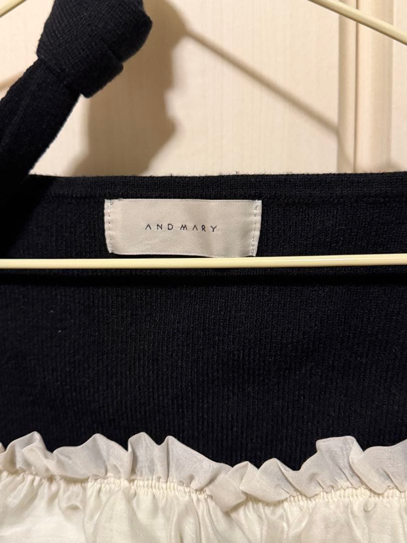 即日発送　andmary トップス　mew frill tops