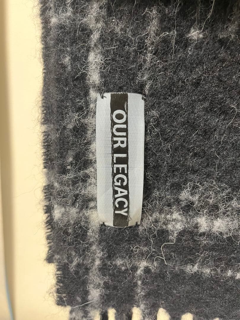 OUR LEGACY アワーレガシー　チェック マフラー