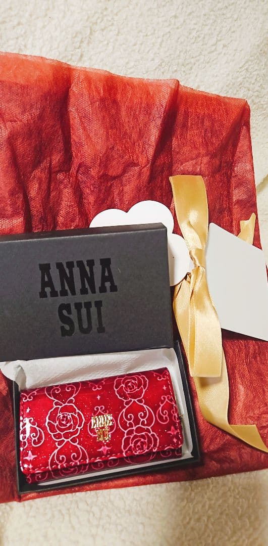 【ラッピング】ANNA SUI ローズハートキーケース 【プレゼント】