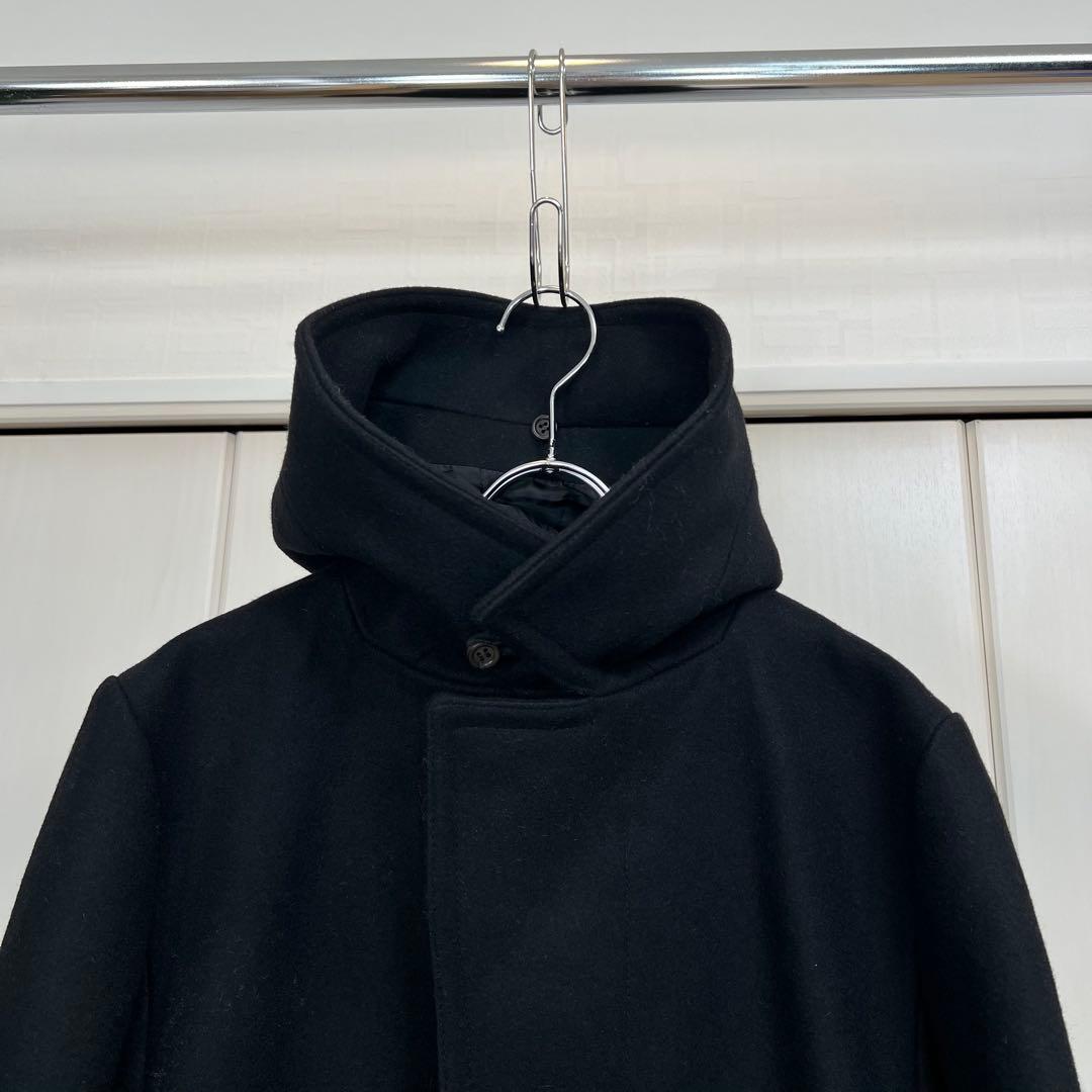 BLESS N°22 Hood Coat メルトンウール ブラック