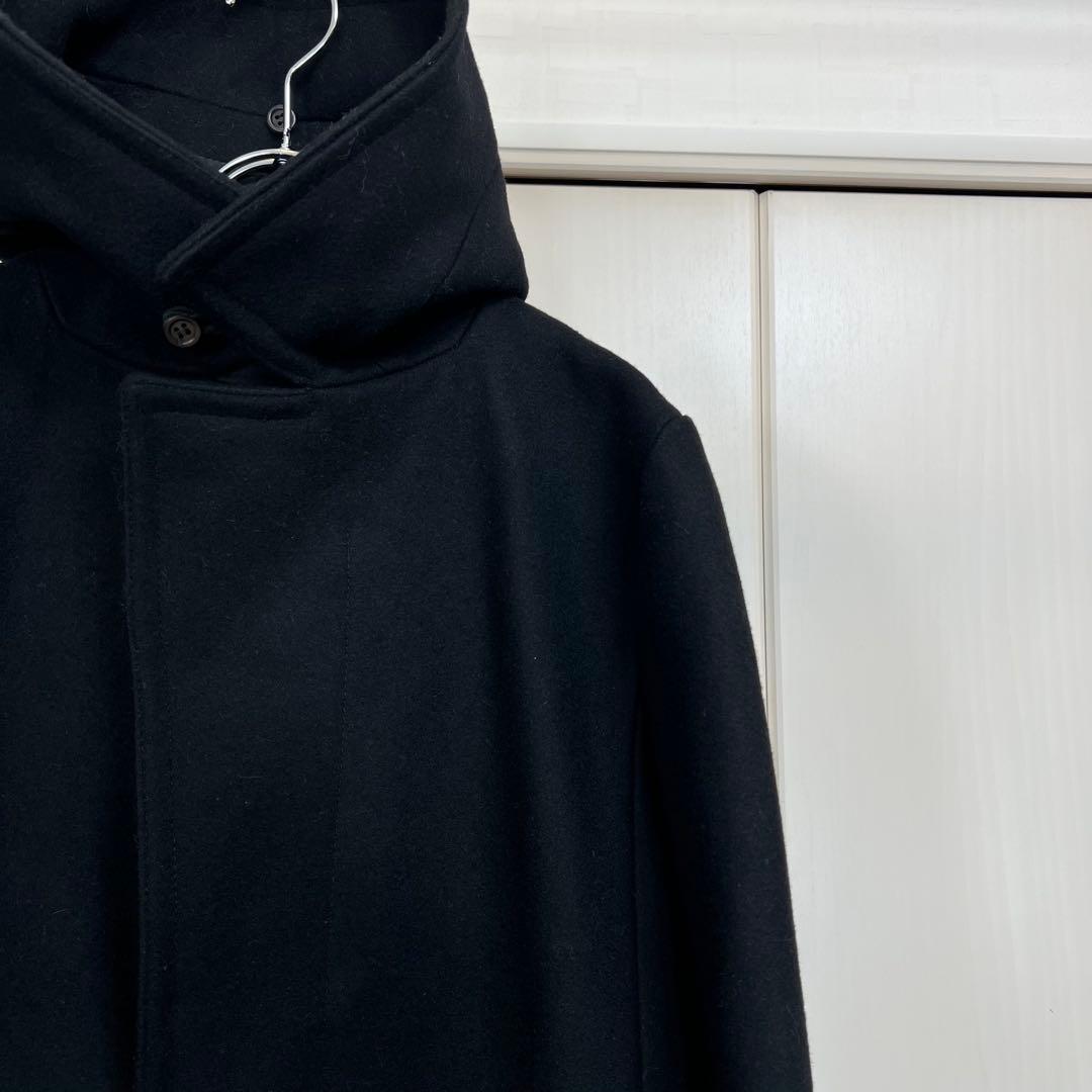 BLESS N°22 Hood Coat メルトンウール ブラック