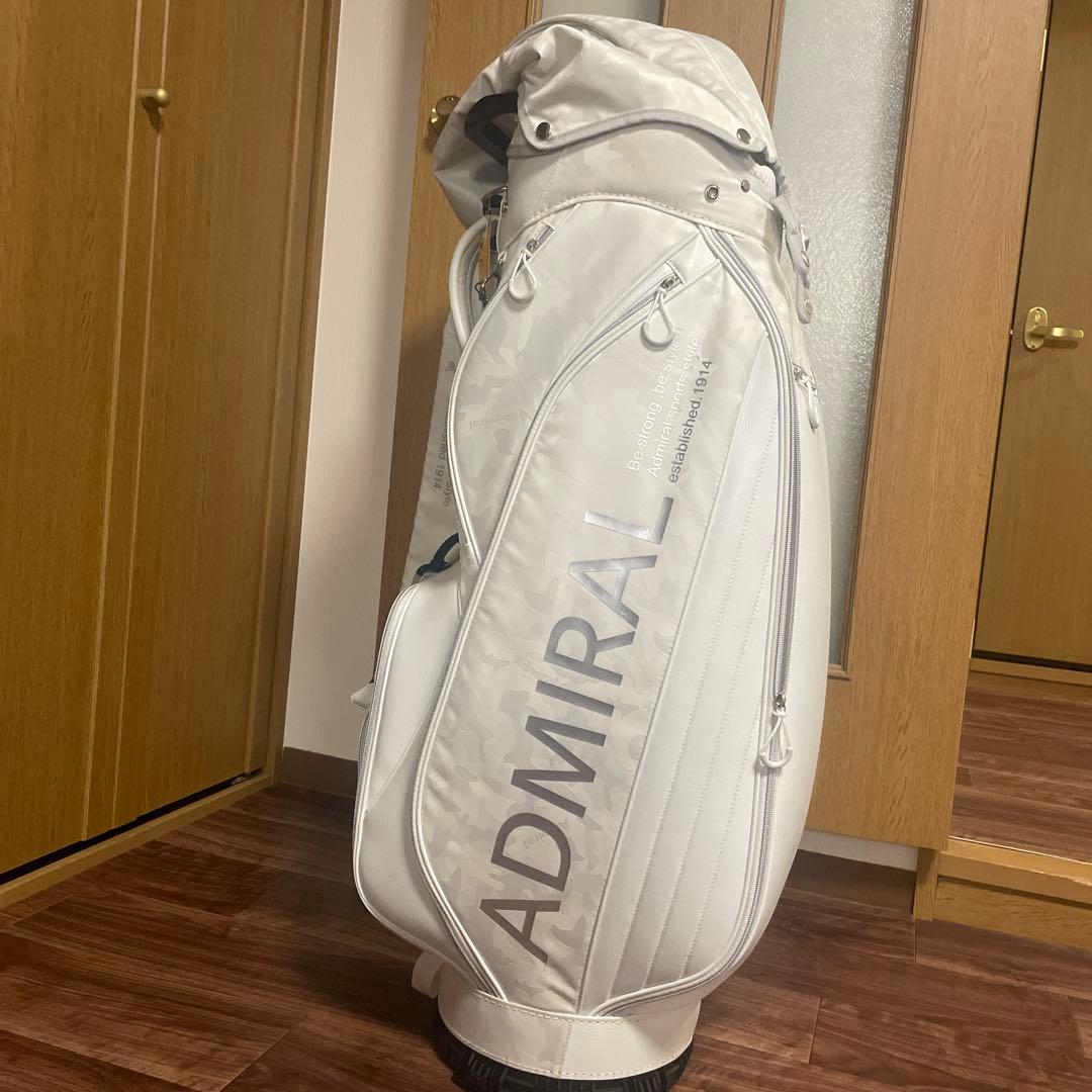新品！ADMRIAL ゴルフバッグ・キャディバッグ ホワイト