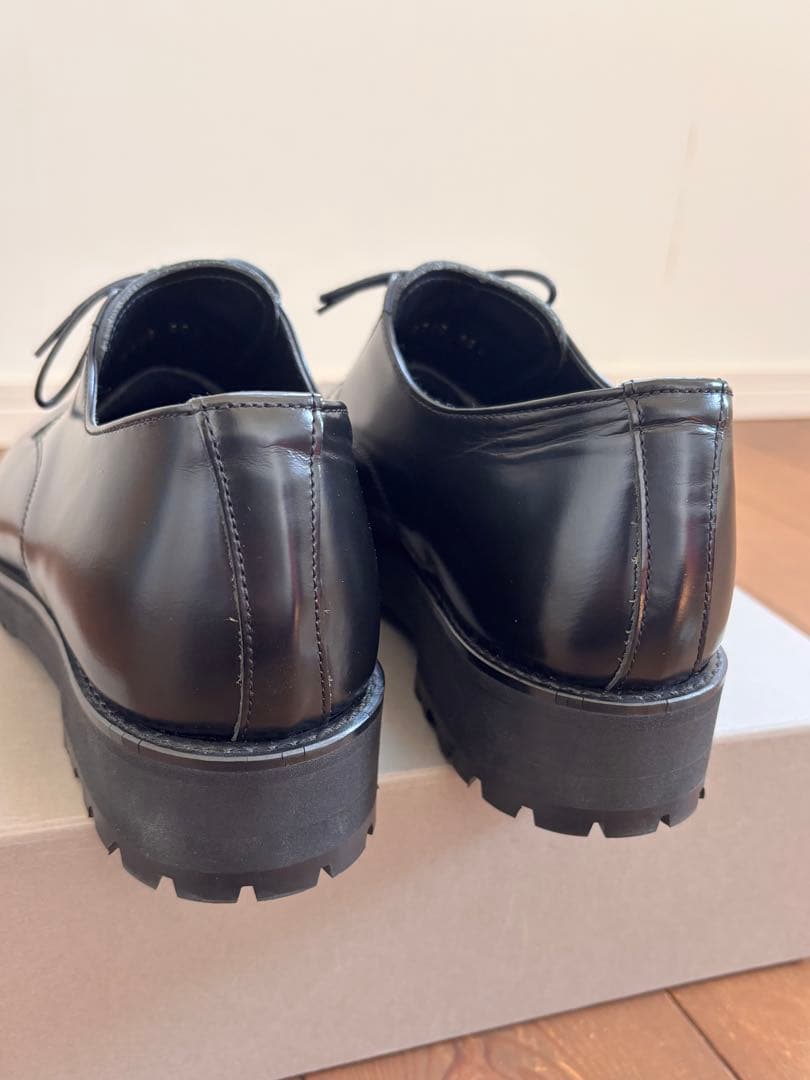 ADELO アデロ シークレットシューズ ラウンドトゥ 25.0 本革 革靴