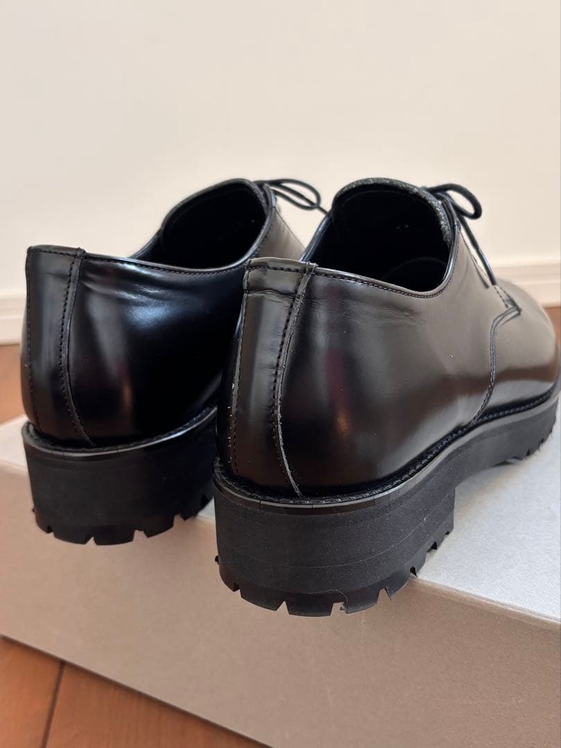 ADELO アデロ シークレットシューズ ラウンドトゥ 25.0 本革 革靴