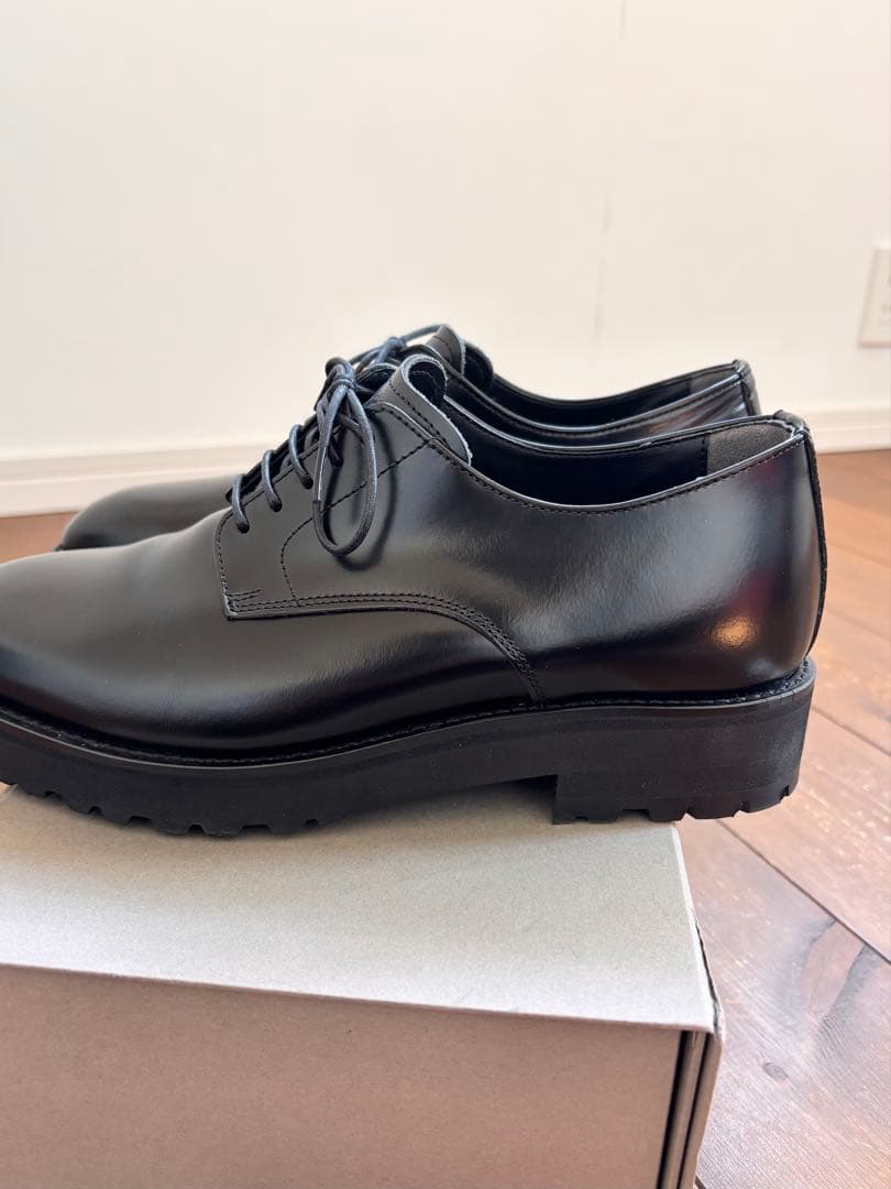 ADELO アデロ シークレットシューズ ラウンドトゥ 25.0 本革 革靴