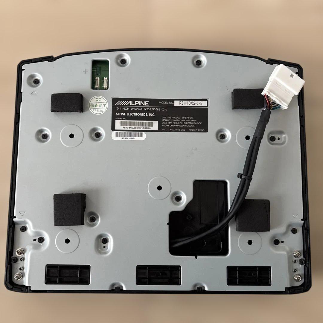 ALPINE フリップダウンモニター RSH104S-LS-B