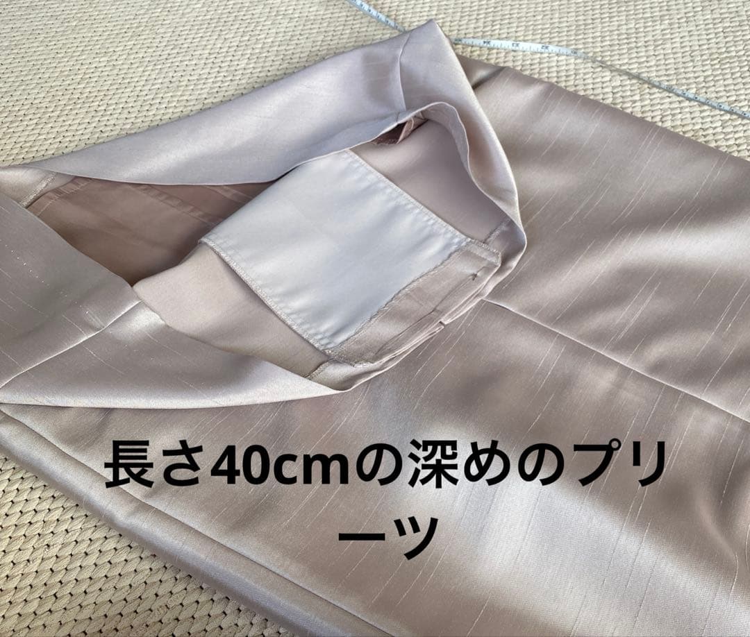 イギン Zibelin正装用結婚式マザーズドレスライトグレー ビーズ刺繍 スーツ